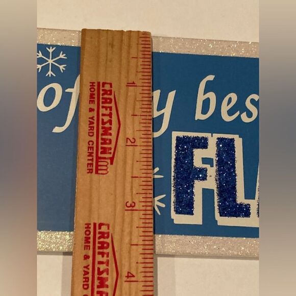 Snowman ‘Flakes Welcome Here’ Lawn Ornament Set & Flakes Snowman Sign - Picture 10 of 10